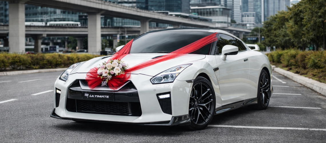 Ultimate Car Rental Malaysia - GTR White Wedding